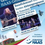 Eröffnungsfest HAAS-Gesundheitszentrum / Benefizkonzert mit Andreas Kümmert und Mosaik feat. Steffi List