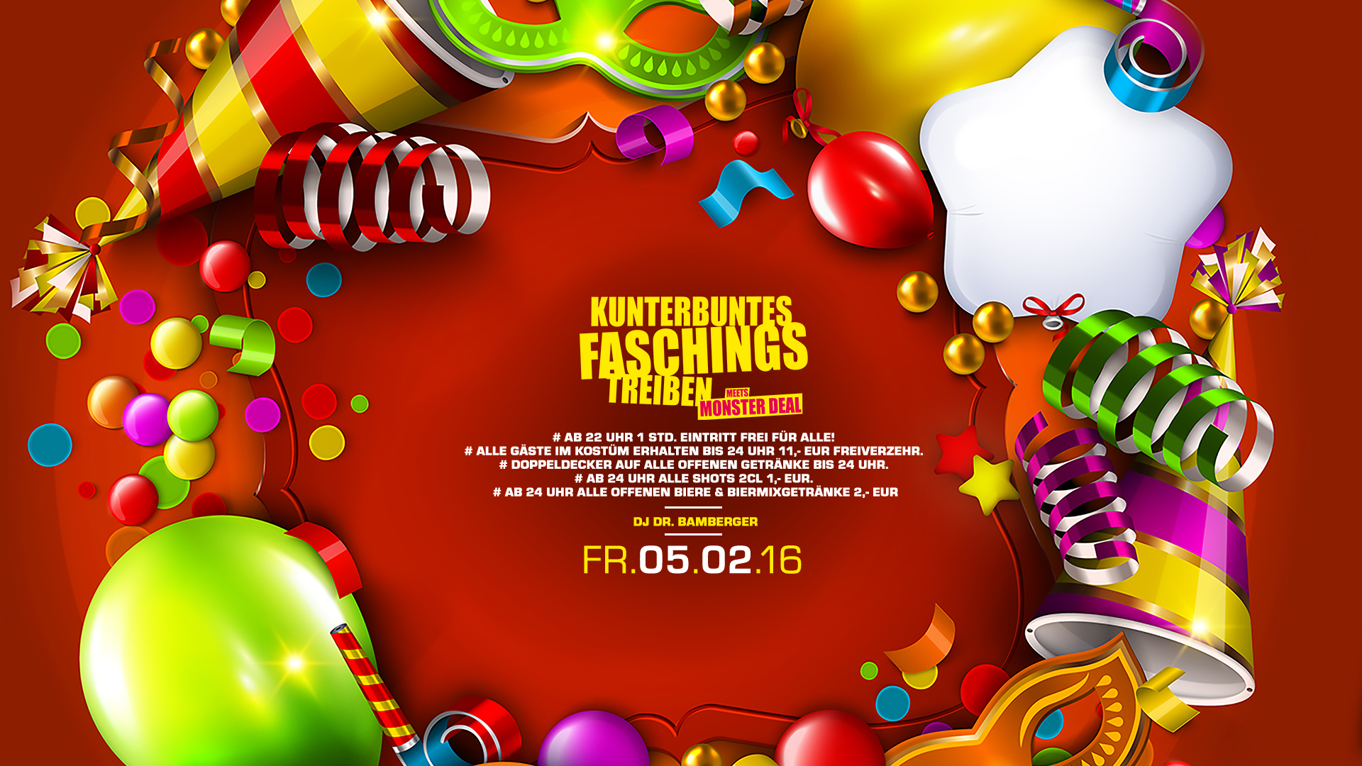 Kunterbuntes Faschingstreiben