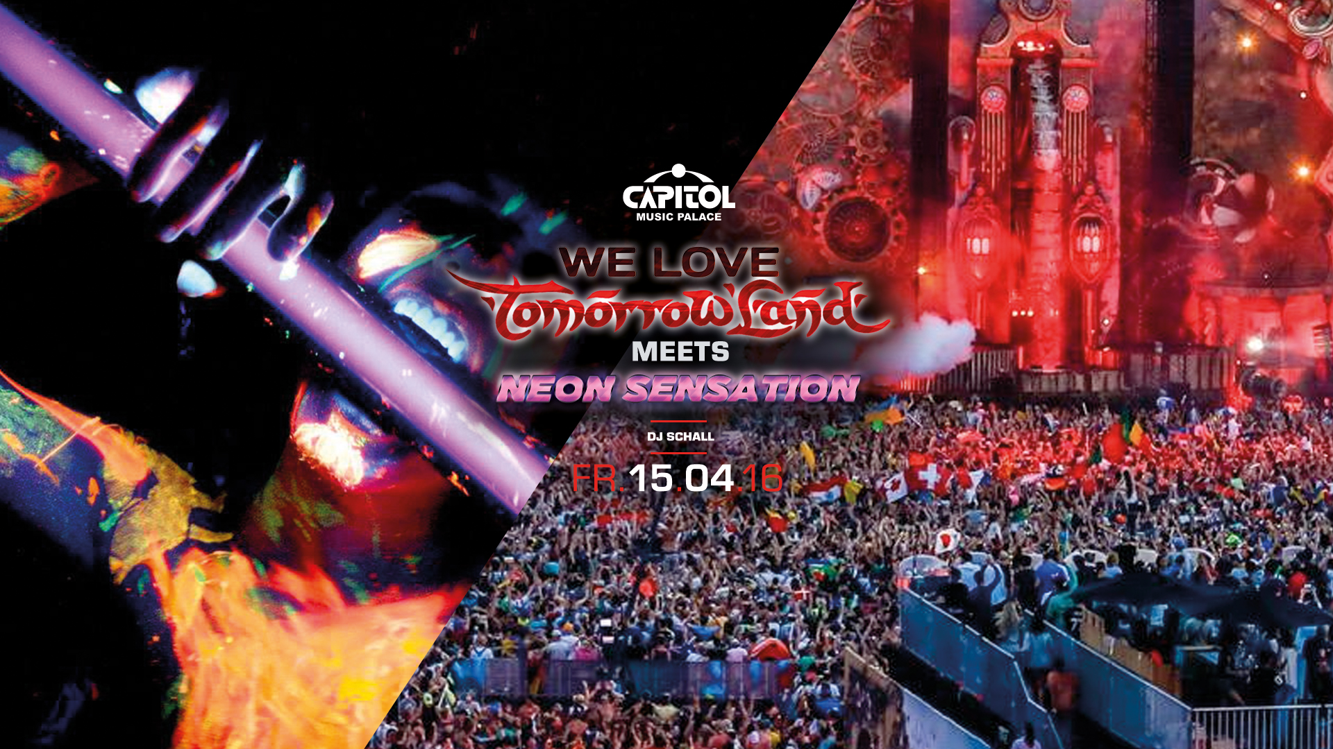 We love Tomorrowland meets Neon Sensation