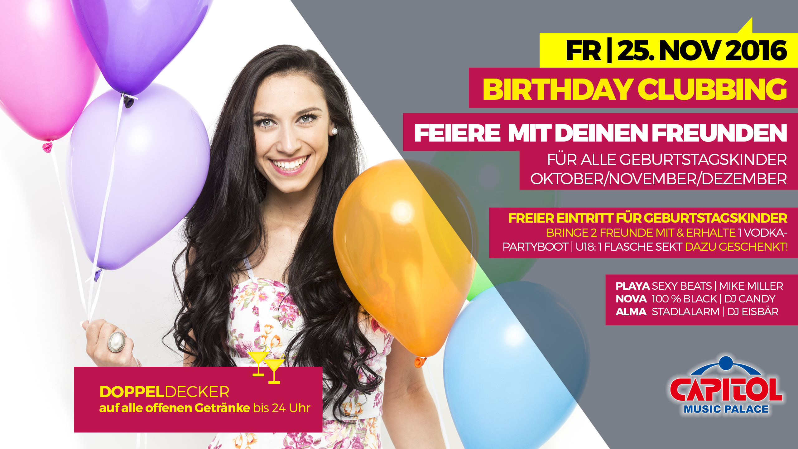 Birthday Clubbing November