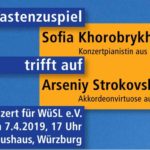 Benefizkonzert für WüSL - Selbstbestimmt Leben Würzburg e.V. mit Musik für Klavier und Akkordeon