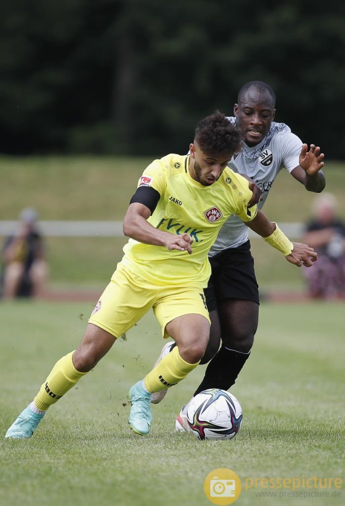 Fussball, Testspiel,  FC Wuerzburger Kickers – SV Sandhausen