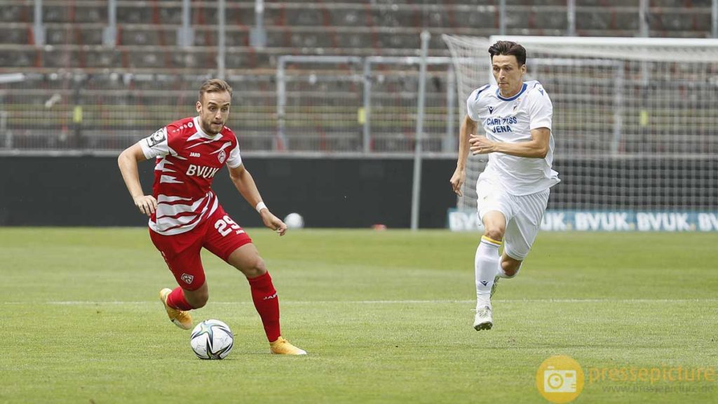 Fussball, Testspiel, Saison 2021 2022, FC Wuerzburger Kickers – FC Carl Zeiss Jena