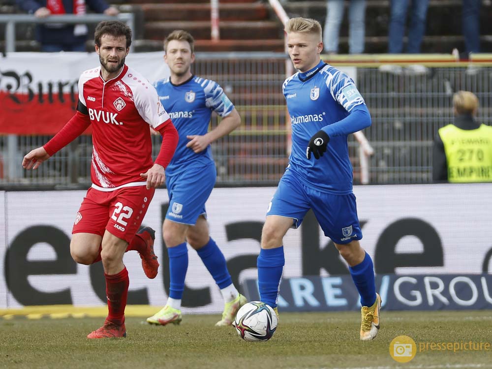 Fussball, 3. Liga, 28. Spieltag, FC Wuerzburger Kickers – 1. FC Magdeburg
